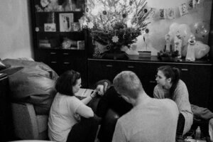 poród domowy, fotografia porodowa, Natu Naturalnie fotograf Lublin Łęczna Świdnik, lubelskie