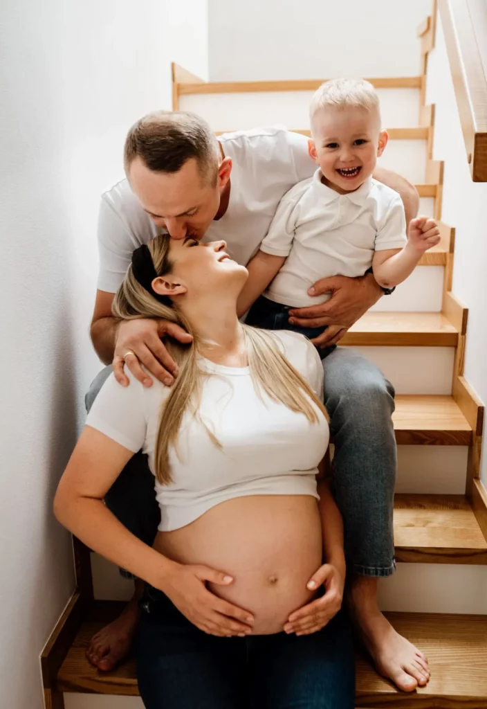 rodzinna sesja ciążowa