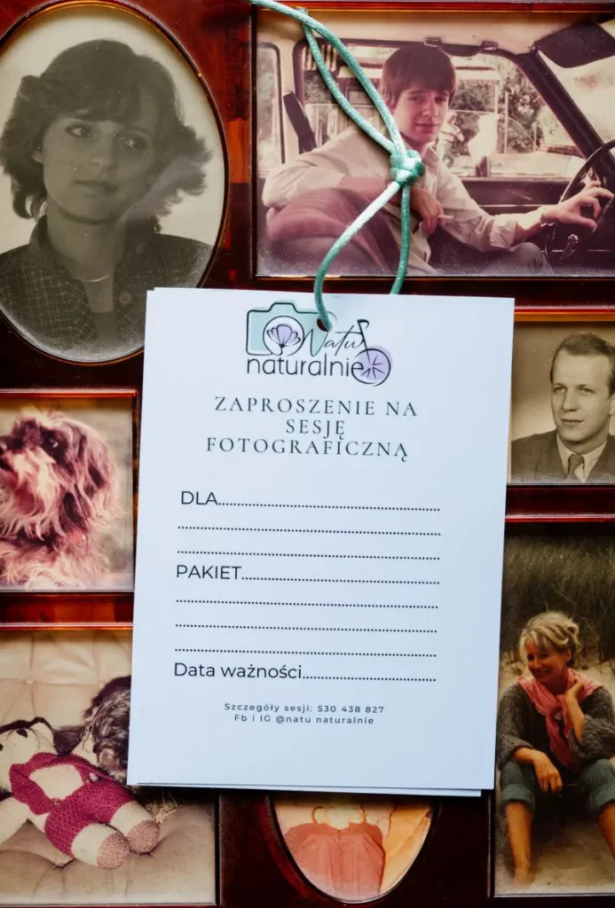 Voucher na sesję fotograficzną w Lublinie – pamiątka Natu naturalnie na tle zdjęć