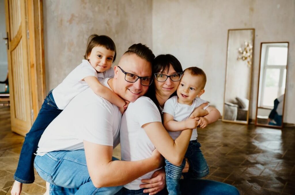 sesja rodzinna w studio fotograficznym Lublin