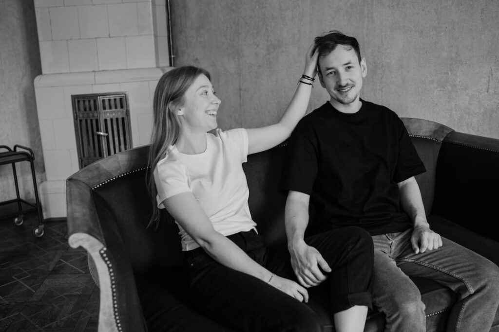 sesja dla par, narzeczeńska, dla zakochanych w studio Lublin