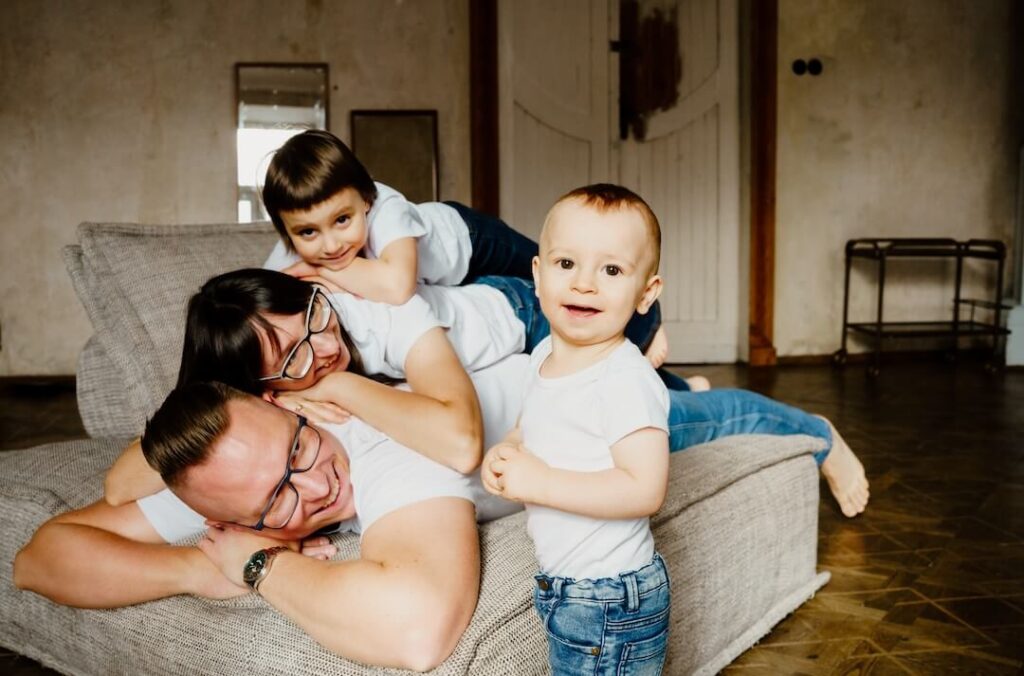 sesja rodzinna w studio fotograficznym Lublin